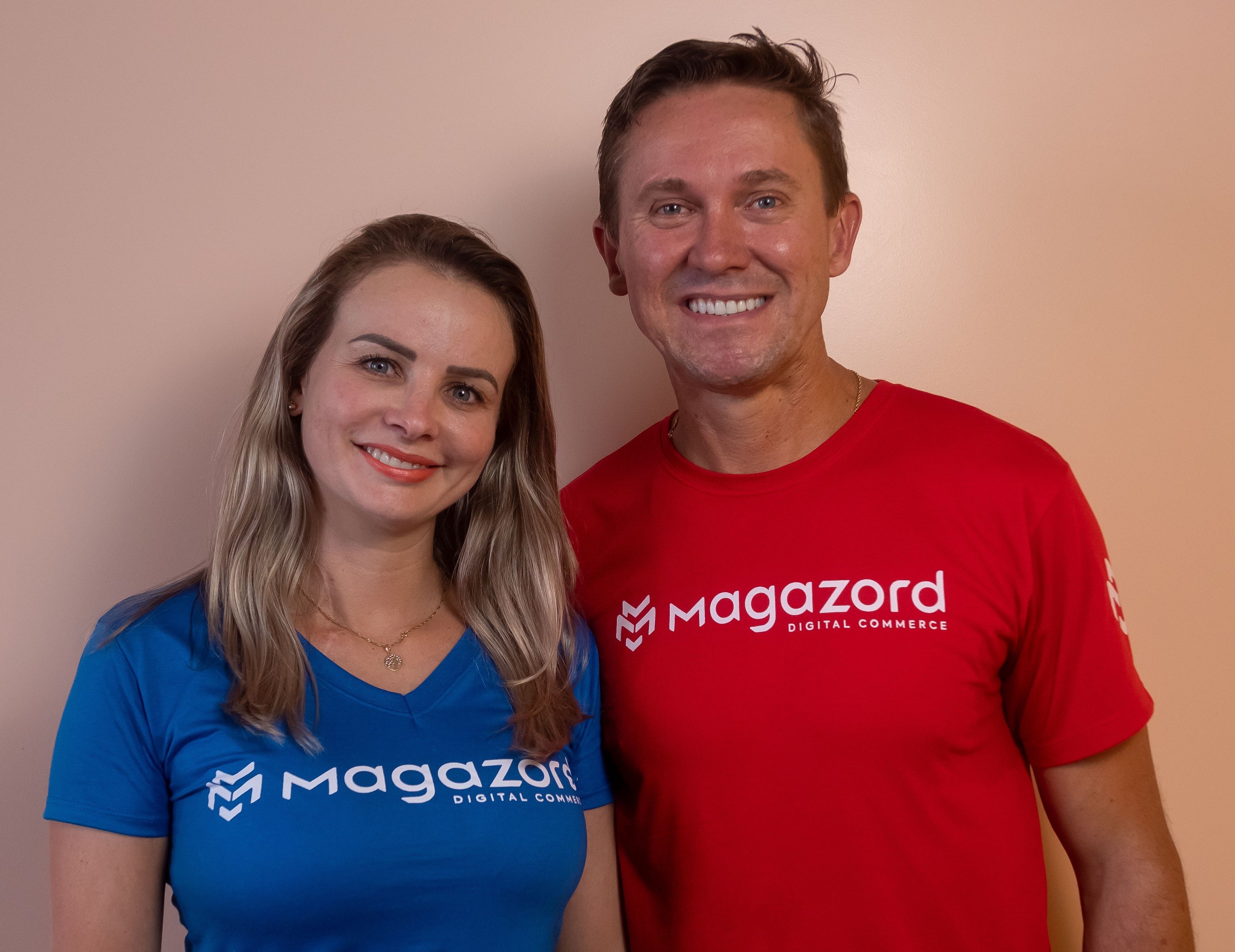 Ioná Magali Marian e  Jaison Göedert, cofundadores da Magazord (Foto: Divulgação)