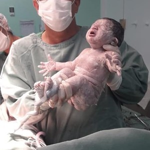 Maria Luísa nasceu no início do mês, em Aracajú (Foto: Arquivo pessoal)