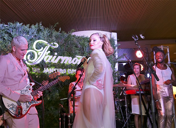 Show da cantora Ella no Réveillon Fairmont 2020 (Foto: Divulgação)