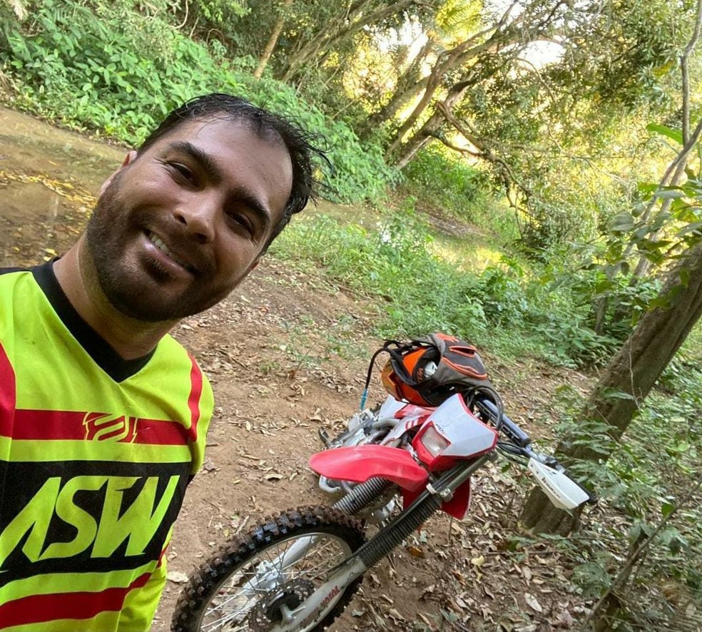 Daniel Santos, de 36 anos, natural de Nova Venécia, do Espírito Santo, faleceu durante o Rally Cerapió 2022 — Foto: Reprodução/ Instagram