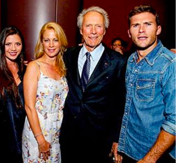 O ator Scott Eastwood com o pai, Clint Eastwood (Foto: Instagram)