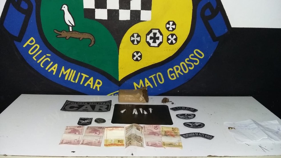 Material apreendido foi encaminhado para a delegacia â Foto: DivulgaÃ§Ã£o