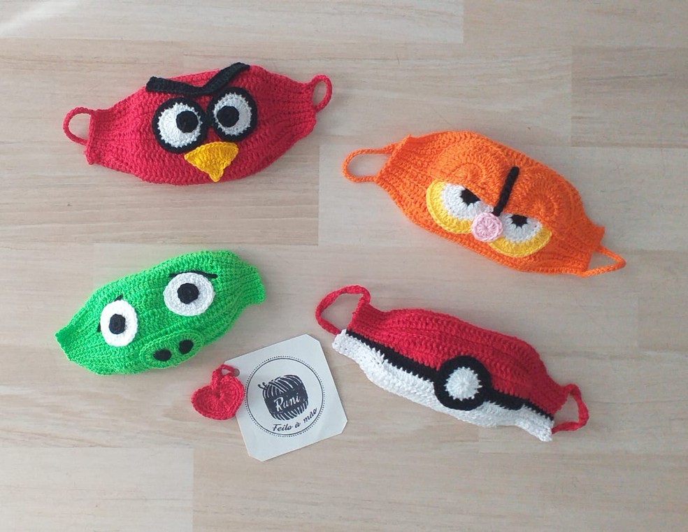 Artesa Produz Mascaras De Croche Com Personagens Para Doar A Criancas Carentes No Interior De Sp Sorocaba E Jundiai G1