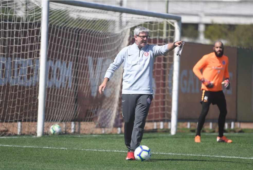 Odair Hellmann terá Danilo Fernandes no gol contra o Atlético-MG — Foto: Ricardo Duarte / Divulgação Inter