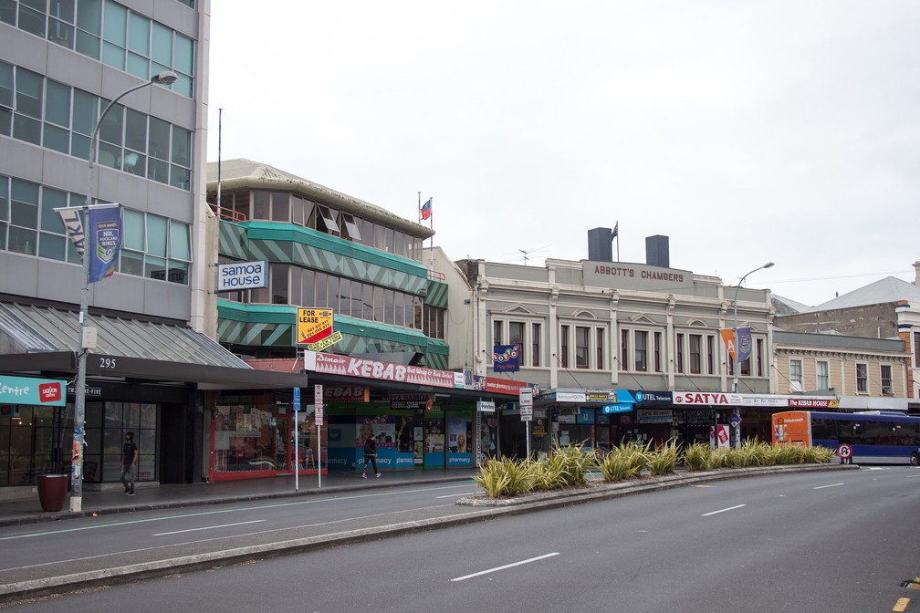 Karangahape Road em Auckland (Nova Zelândia) em foto de janeiro de 2016 — Foto: Szilas/Wikimedia Commons