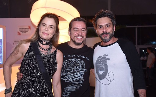 Alexia Dechamps, Carlos Vieira e Alexandre Nero