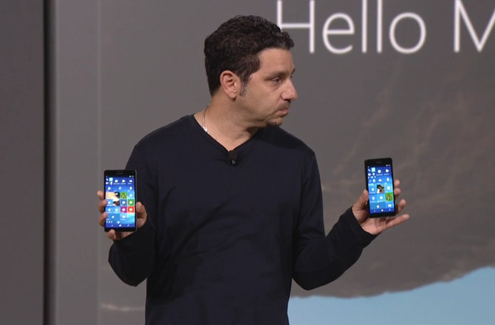 Lumia 950 e 950 XL foram apresentados pela Microsoft nesta terça, mas ainda não tem previsão para chegar ao Brasil (Foto: Reprodução/Microsoft)