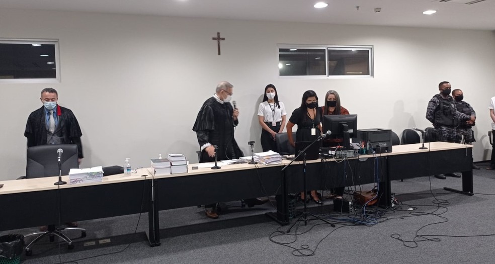 Julgamento de Raimundo Diniz durou todo o dia e sentença saiu por volta das 19h30 — Foto: Divulgação/TJ-MA