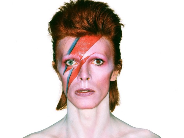 David Bowie em foto do disco 'Aladdin Sane' (Foto: Divulgação)