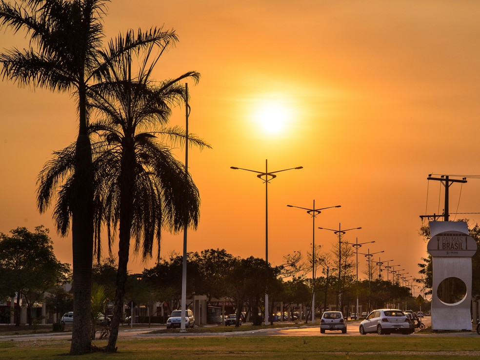 Palmas completa 100 dias sem chuva — Foto: Prefeitura de Palmas/Divulgação