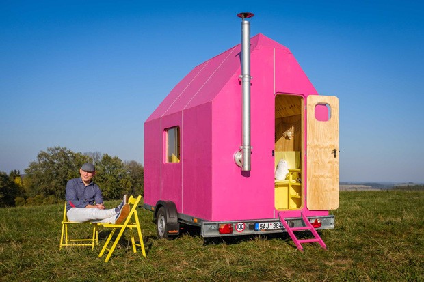 Tiny house impressiona com os seus 6m² e estilo kitsch (Foto: Divulgação )