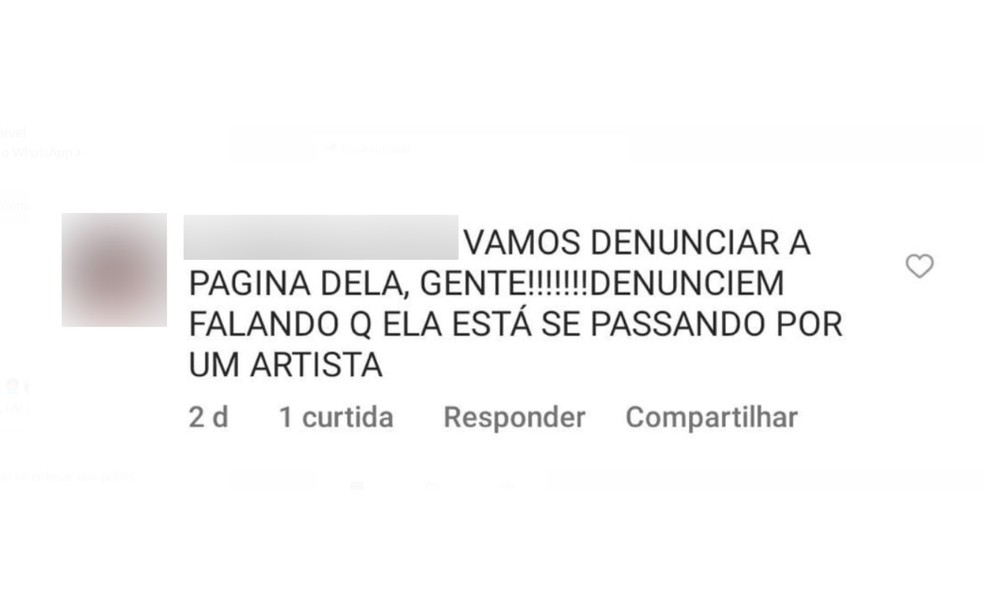 Em mensagens postadas nas redes sociais, fãs de Maiara e Maraisa avisaram que iriam banir a conta. — Foto: Redes sociais