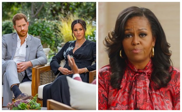 A advogada, escritora e ex-primeira-dama Michelle Obama comentou a entrevista da atriz Meghan Markle e do Príncipe Harry para Oprah Winfrey (Foto: Getty Images/Instagram)
