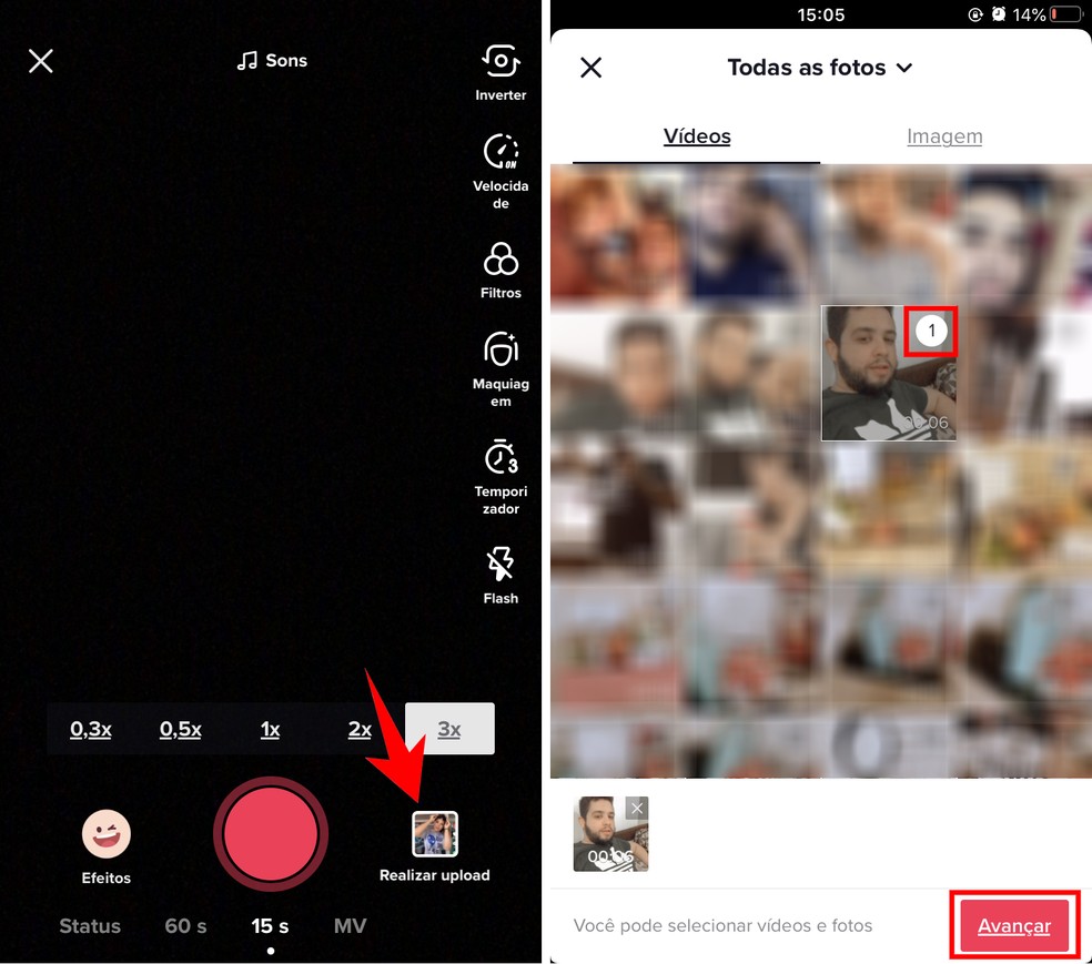 como colocar 3x no tiktok e mudar a velocidade de gravacao de videos redes sociais techtudo