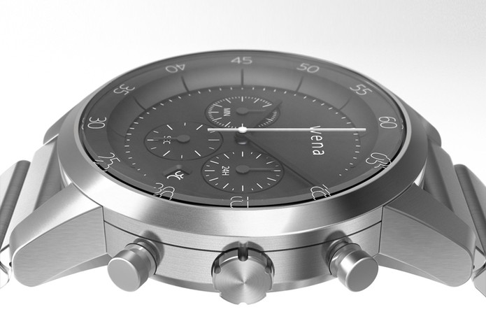 Modelo Chronograph tem medidores internos de horas, minutos e segundos em design premium (Foto: Divulgação/Sony)