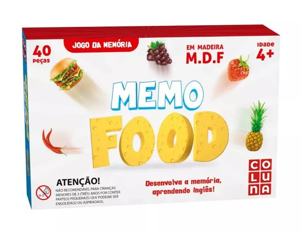 Jogo do Inglês Brinquedo Infantil Educativo e Pedagógico MDF