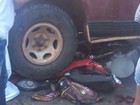 Acidente com caminhonete, bicicleta e moto mata 2 e fere 3 em Uruana, GO