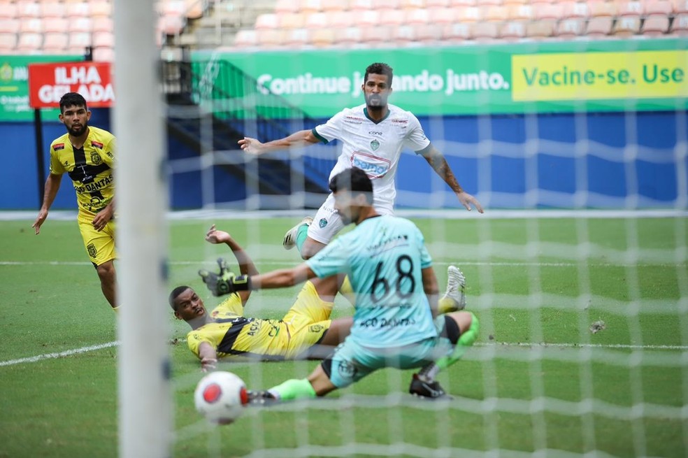 Alvinho marcou um dos gols — Foto: Ismael Monteiro/Manaus FC