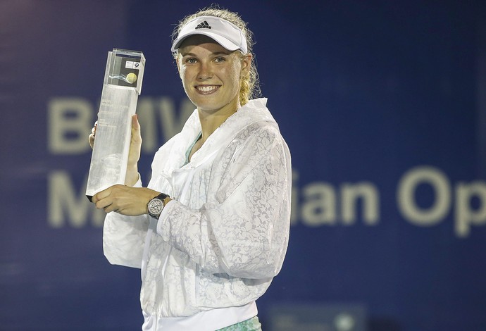Caroline Wozniacki, campeã do torneio de Tênis da Malásia (Foto: EFE)