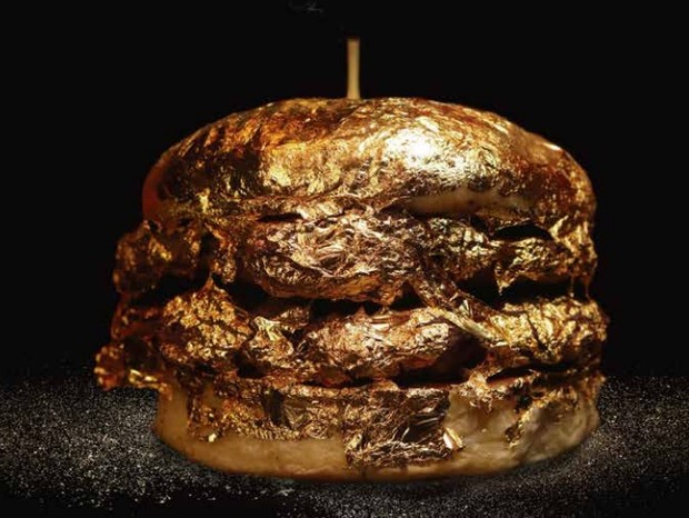 Hambúrguer de ouro custa R$ 300 e faz sucesso na Colômbia (Foto: Reprodução/Instagram)