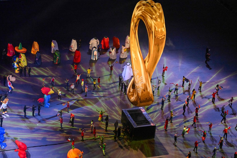 Catar surpreende e entrega Cerimônia de Abertura da Copa com cara de  Olimpíada | Esportes | O Globo
