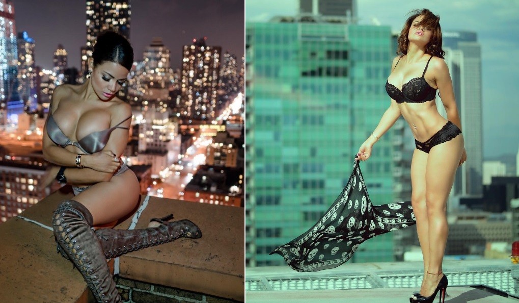 Samantha já fez trabalhos como modelo na Inglaterra, na Espanha e na Austrália