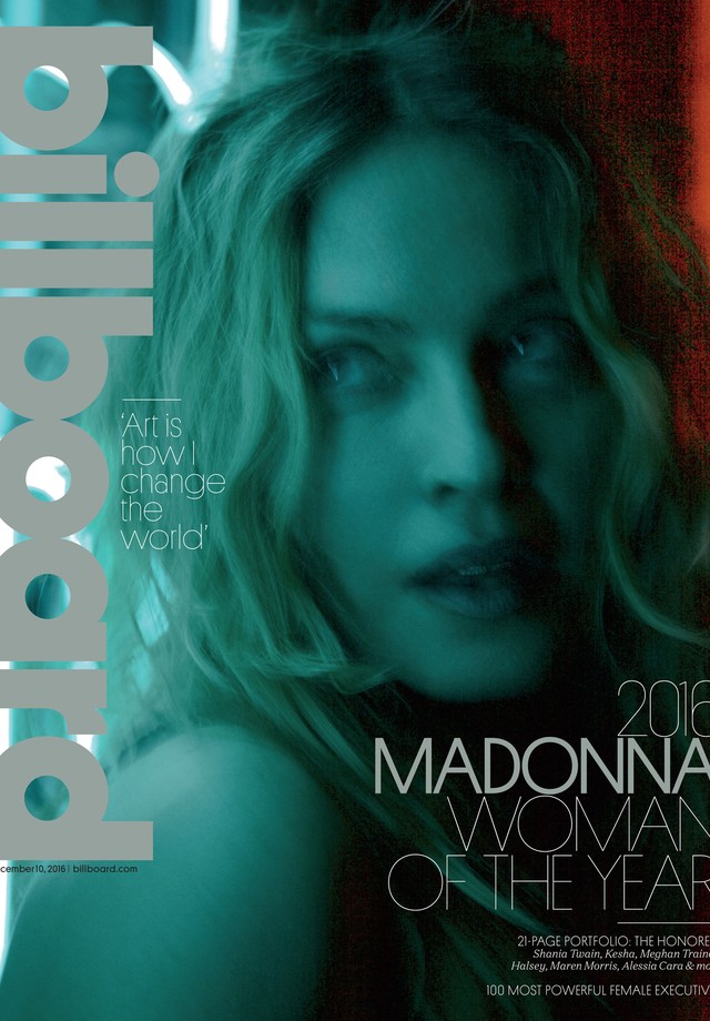 Madonna para a Bilboard (Foto: Mert Alas e Marcus Piggott/Reprodução)
