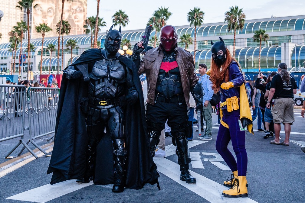 Cosplayers nas ruas de San Diego, EUA, durante a Comic-Con 2022  — Foto: Ariana Drehsler / GETTY IMAGES NORTH AMERICA / Getty Images via AFP