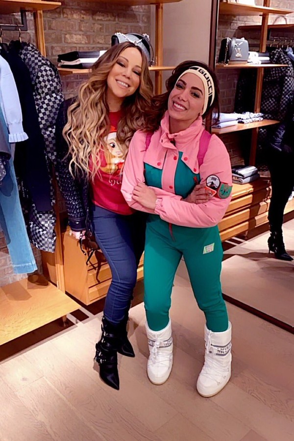 Anitta e Mariah Carey em 2019 (Foto: Reprodução)
