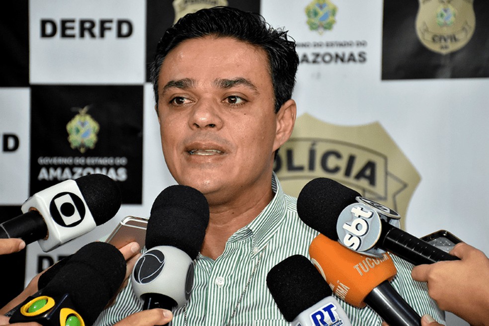 Os suspeitos do assassinato do delegado Aldeney Goes foram identificados.  — Foto: Divulgação/PC-AM