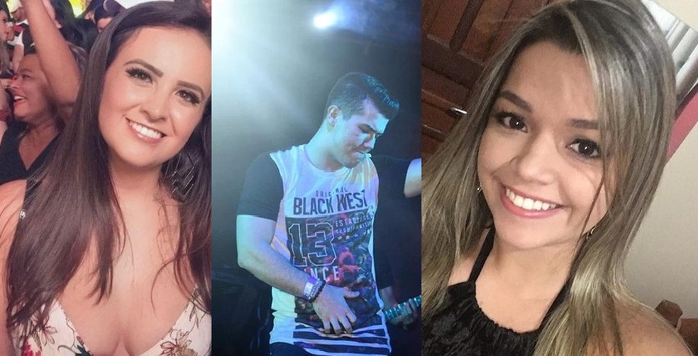 Myllena Lacerda (à esquerda), Ramon Viveiros (centro) e Hya Girotto (à direita) — Foto: G1