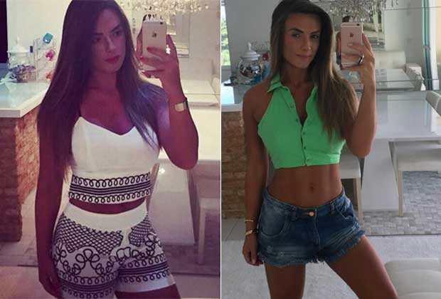Nicole antes (à esquerda) e depois  (Foto: Reprodução/Instagram)
