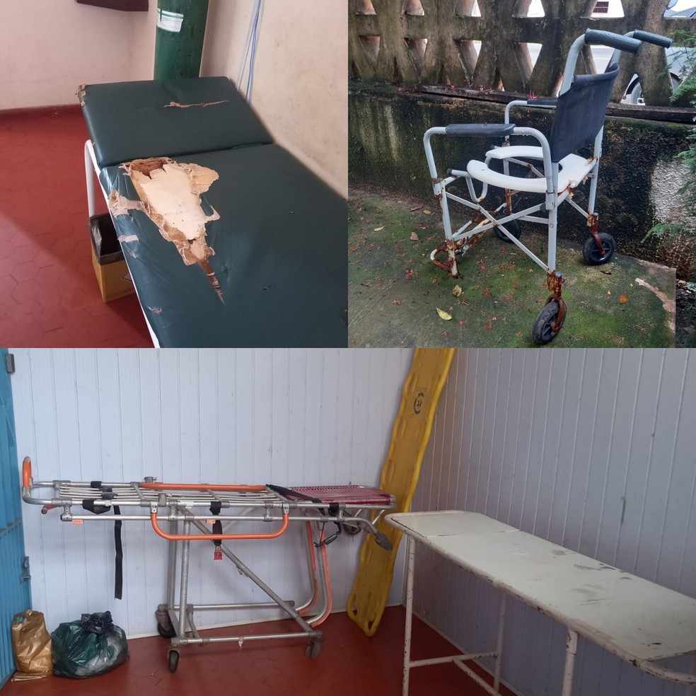 Macas e cadeiras de rodas não são seguras para utilização  — Foto: Divulgação 