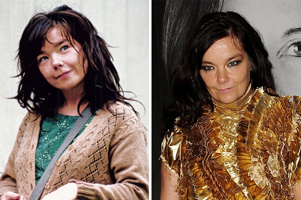 Björk (Foto: Divulgação e Getty Images)
