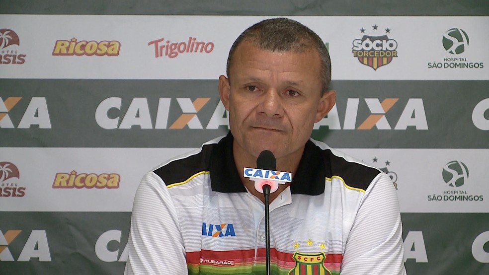 Técnico Marcinho Guerreiro deixa o Sampaio — Foto: Reprodução / TV Mirante