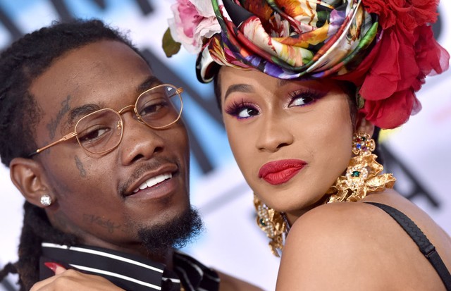 LOS ANGELES, CA - OCTOBER 09:  Offset and Cardi B attend the 2018 American Music Awards at Microsoft Theater on October 9, 2018 in Los Angeles, California.  (Photo by Axelle/Bauer-Griffin/FilmMagic) (Foto: FilmMagic)