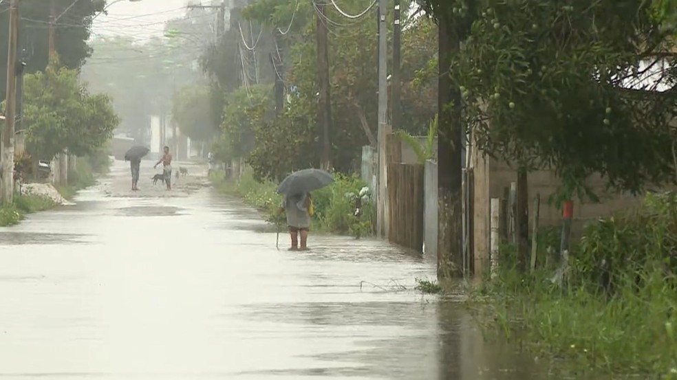 Bairro Pedra D'Água em São Mateus — Foto: Reprodução/TV Gazeta
