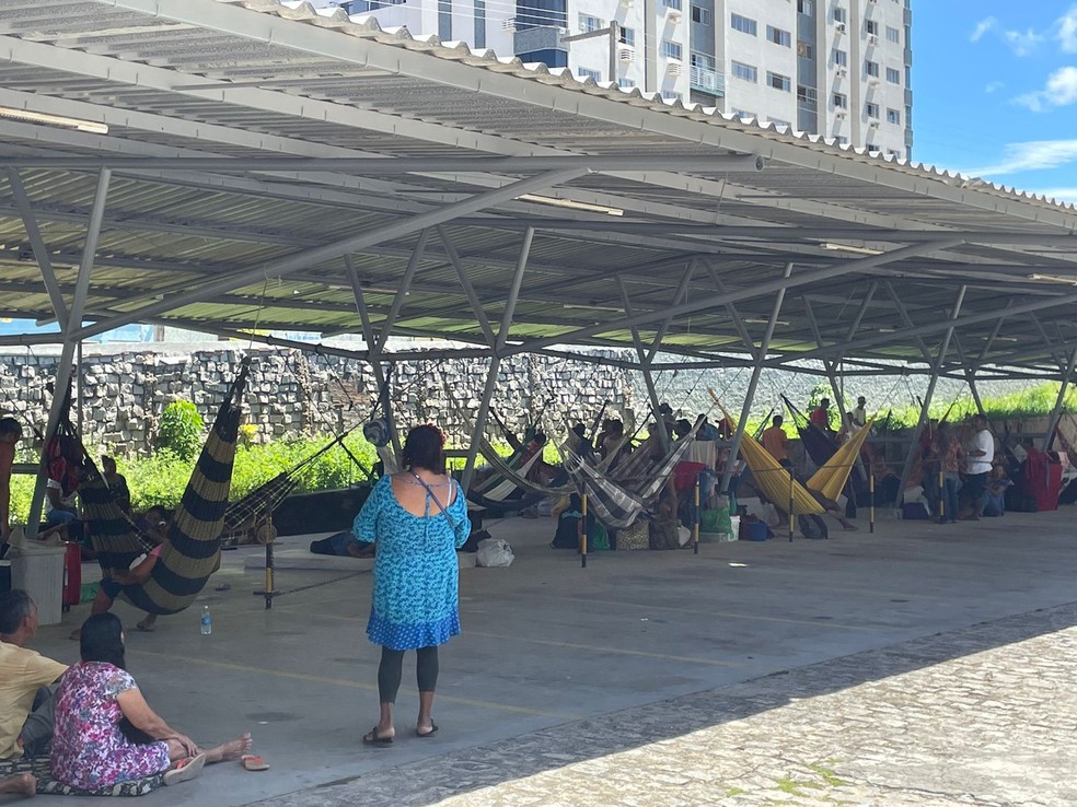 Militantes do MST ocupam sede do Incra em Natal — Foto: Emerson Medeiros/Inter TV Cabugi