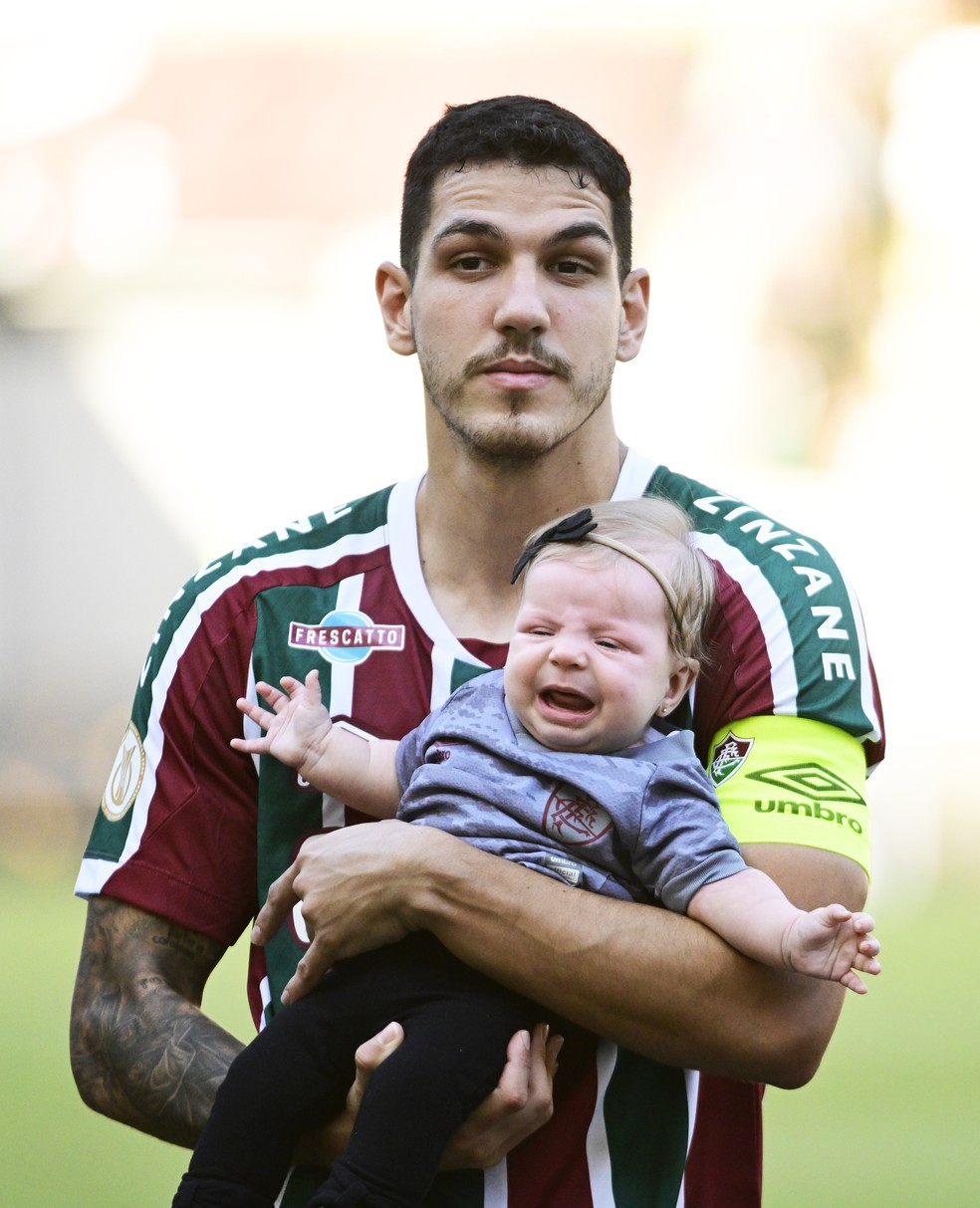 nino, sofia, fluminense — Foto: André Durão