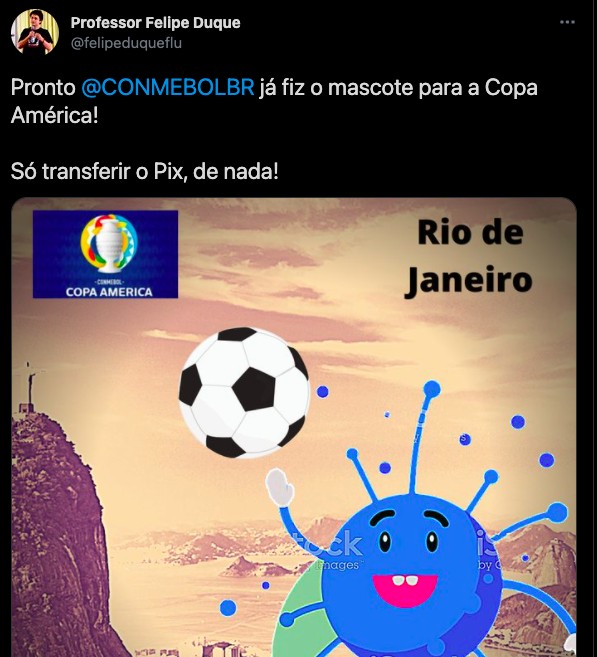 Internautas reagem a anúncio de Copa América no Brasil (Foto: Reprodução: Twitter)