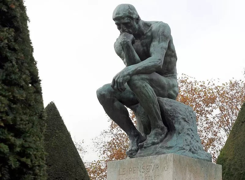 Ele recorreu à ajuda de Rodin (Foto: GETTY IMAGES via BBC)