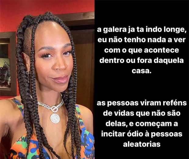 Publicação em perfil de Karol Conká (Foto: Reprodução/Instagram)