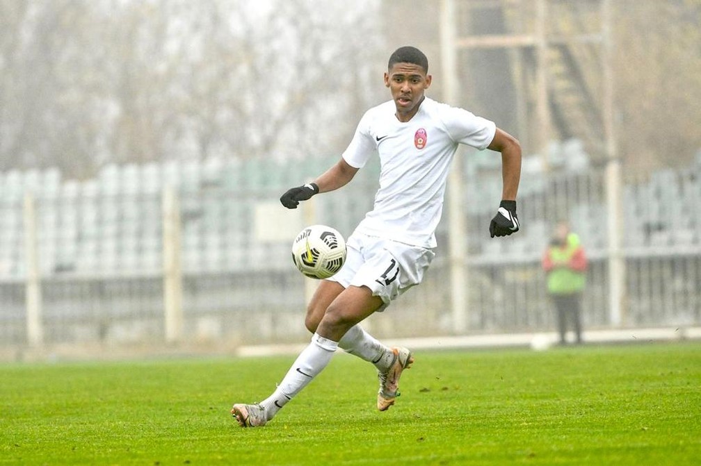 Guilherme Smith, atacante brasileiro de 18 anos do Zorya — Foto: Reprodução