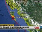 Após terremoto na costa oeste do Canadá, tsunami ameaça Havaí