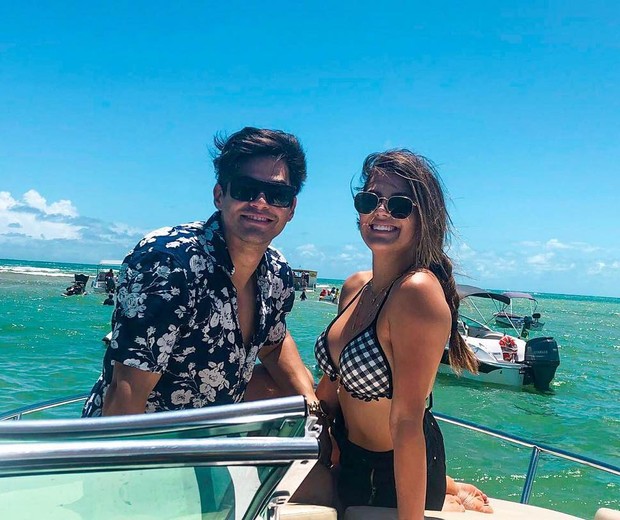 Lucas Veloso e Nathalia Melo (Foto: Reprodução/Instagram)