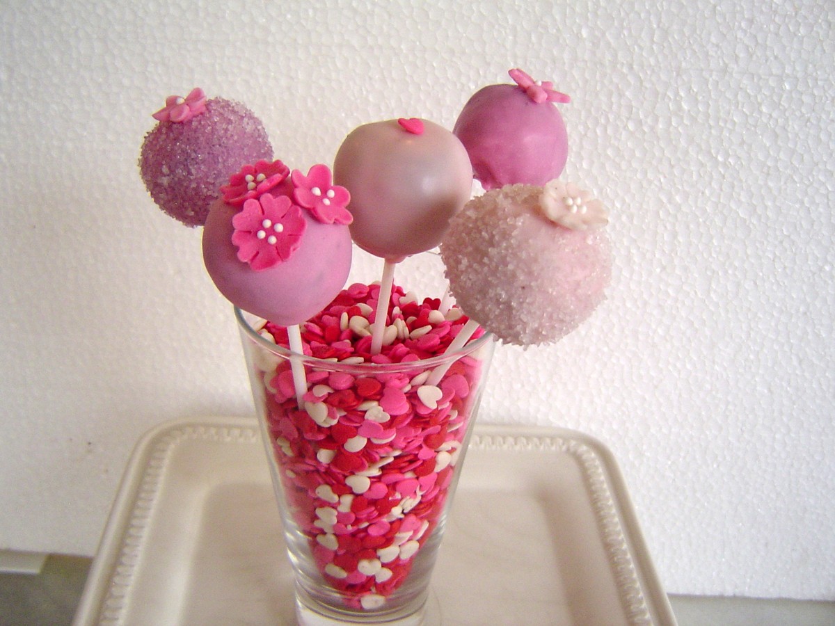 bolo no palito cake pops Receitas