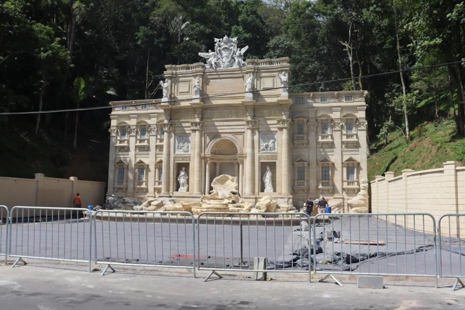 A réplica brasileira da Fontana di Trevi ficará na cidade de Serra Negra (SP)