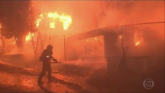 Incêndios florestais na Califórnia chegam a Los Angeles; estado está sob emergência