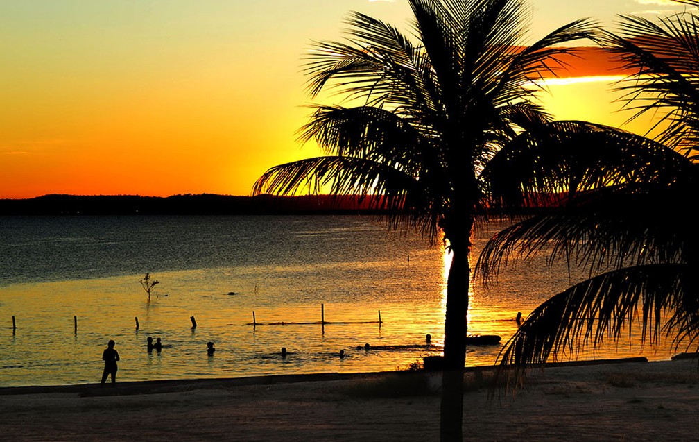 A Praia da Graciosa é o cantinho preferido de muitos palmenses — Foto: Liberatto Cunha/VC no G1