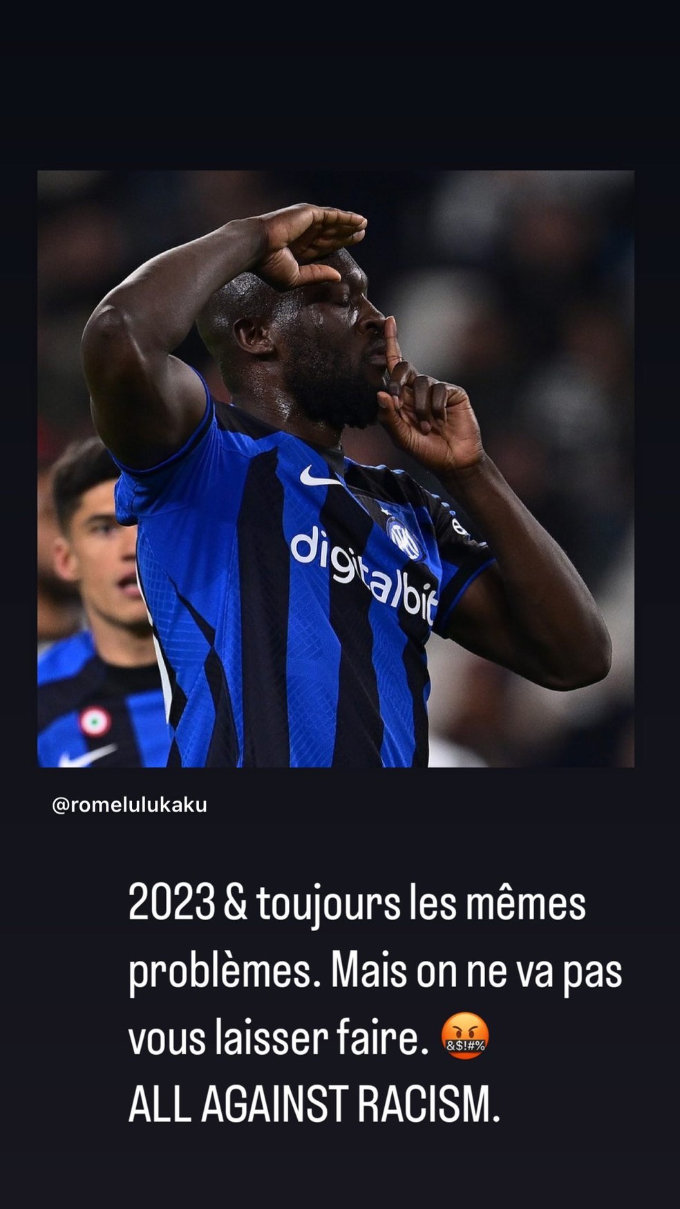 Post de Mbappé nas redes sociais — Foto: Reprodução